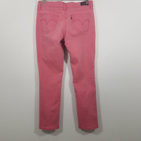 Levi's Denim - Levi's Black Tag Pink Mid Rise Skinny Jeans 12M